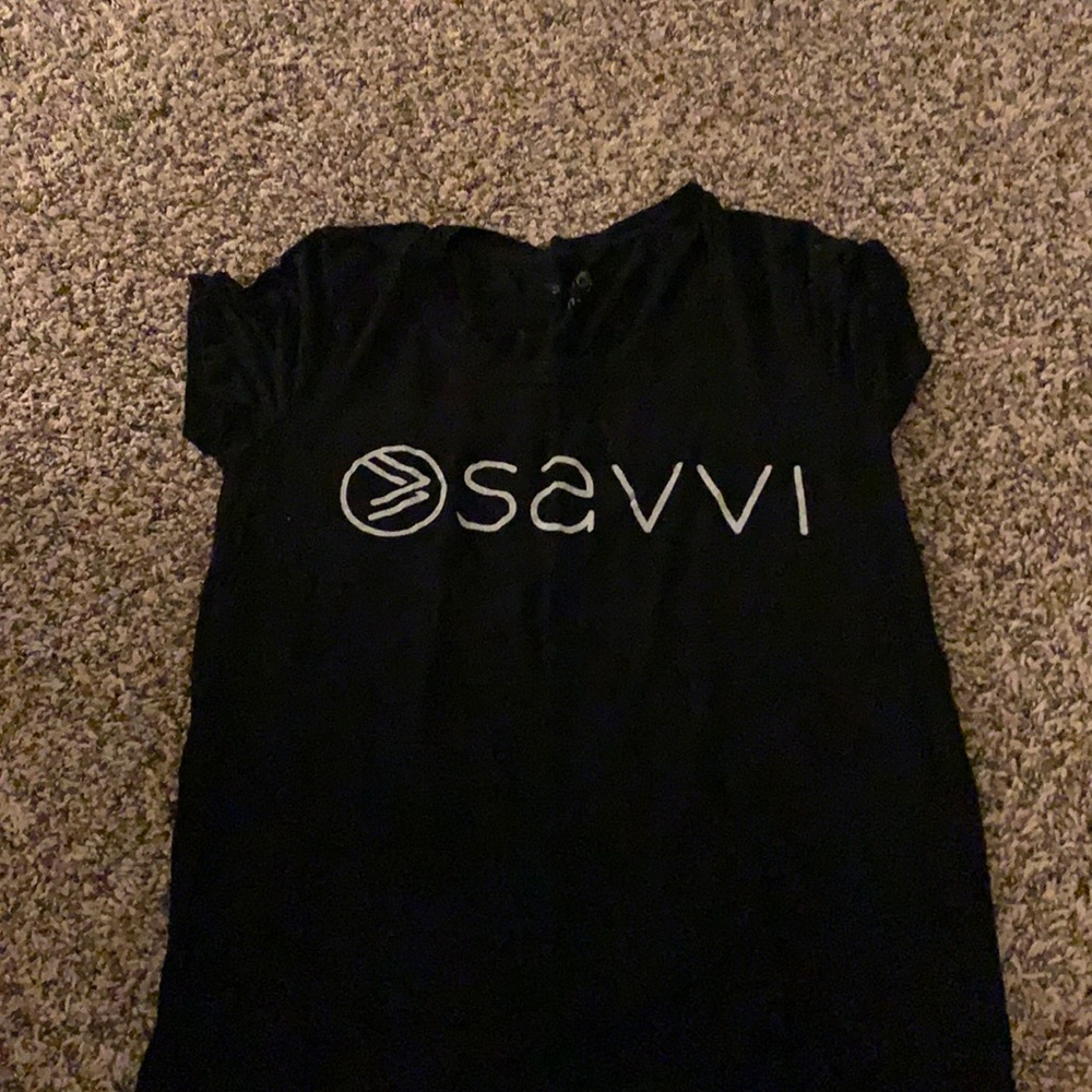Black SAVVI tshirt short sleeve